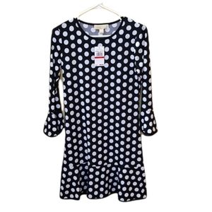 MICHAEL KORS Black and White Tunic Dress